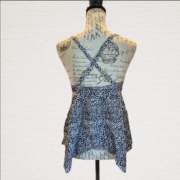 Swimsuit for all Halter Handkerchief tankini top - Picture 4 of 10